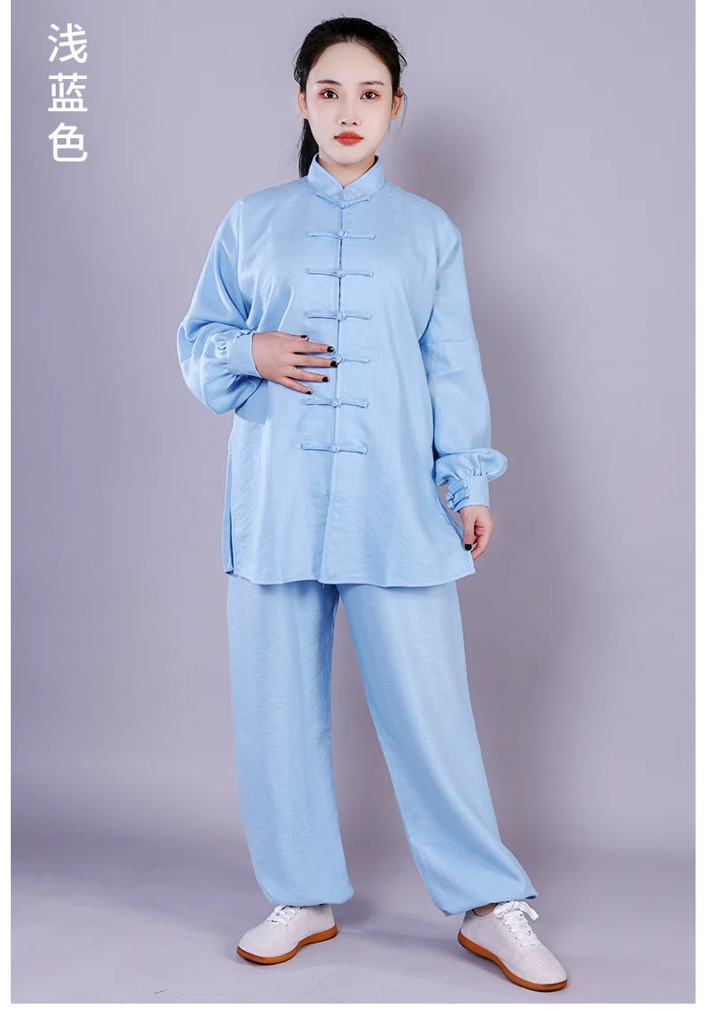 Униформа Тай Чи хлопок и лен Тайцзицюань китайский традиционный костюм ушу