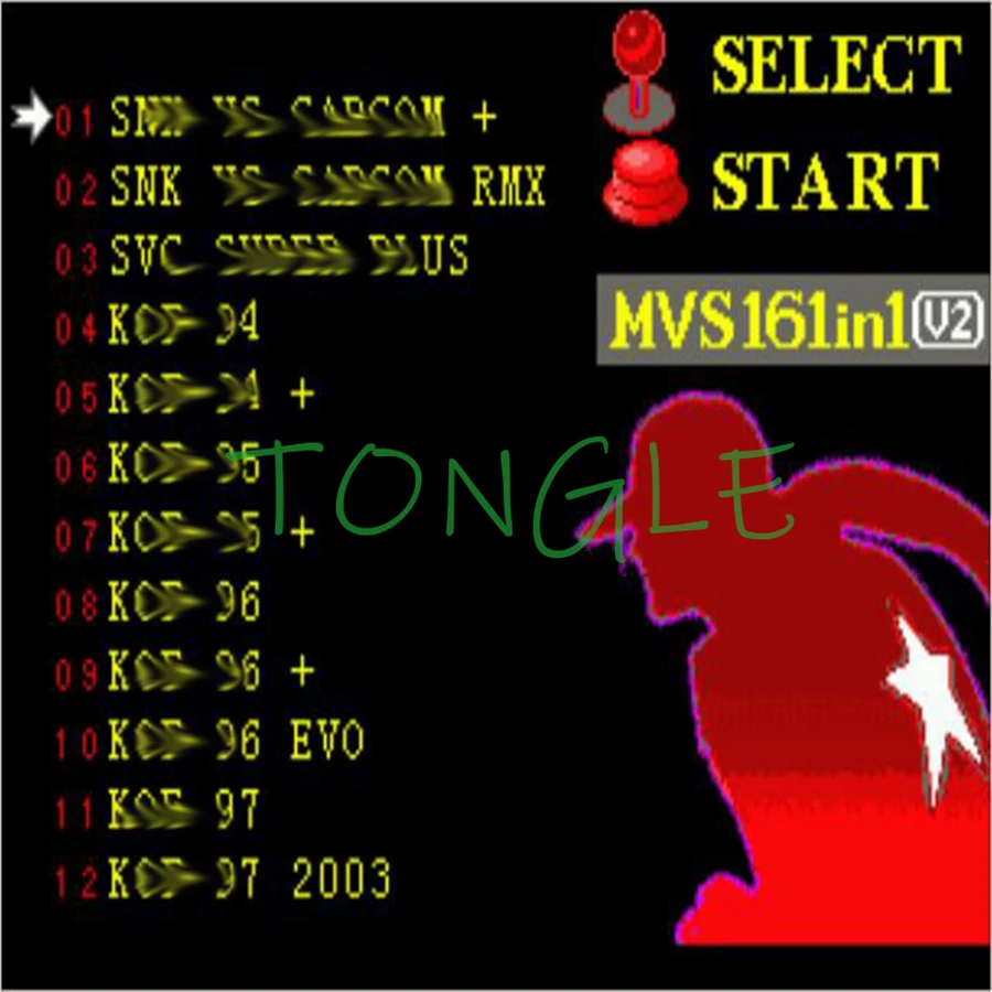 Новый игровой картридж Snk Neo Geo MVS - 161 в 1 версии 2 с корпусом/чехлом консоль для