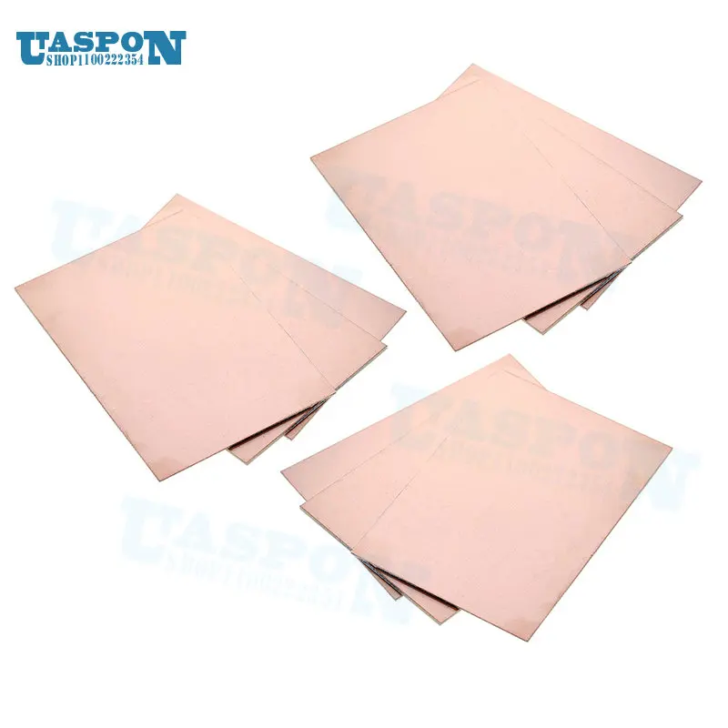 

5 шт. FR4 PCB 7x10 см 7*10 односторонняя медная плакированная пластина DIY PCB комплект ламинированная печатная плата