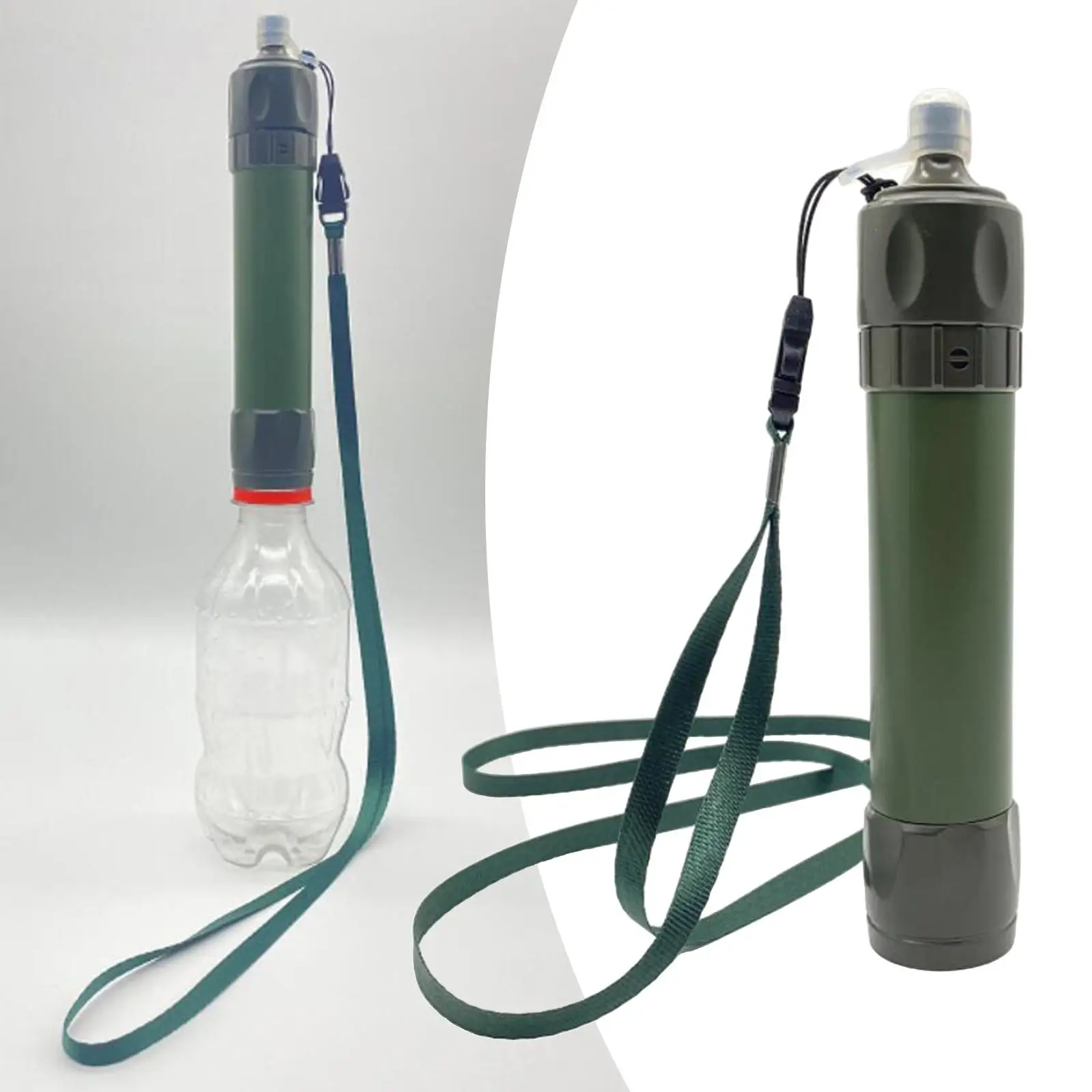 

Water Drinking Filtration System Camping Hiking Travel Preparedness
