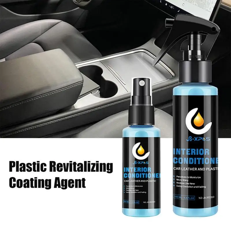 

Car Refurbishment Agent Interior Car Cleaner User-Friendly Trim Restorer Safe Auto Detailing Supplies Leather Care For Most Car