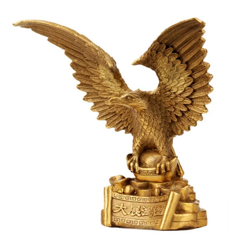 

Copper Statue Kaiguang pure copper Dapeng exhibition wings Eagle display parts exhibition grand plan copper Eagle office Fengsh