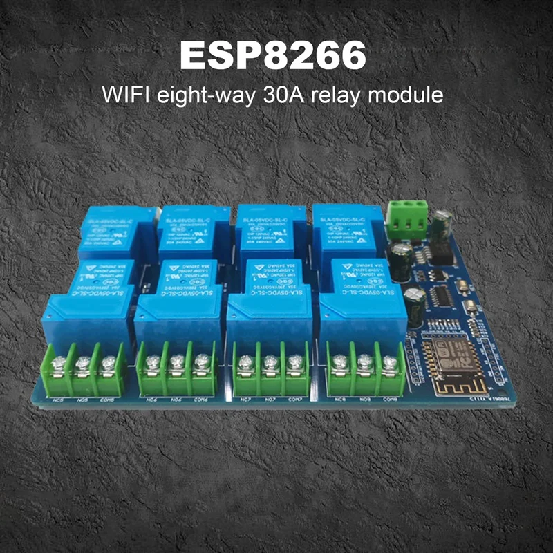 

DC7-28/5V источник питания ESP8266 WIF 8 Way 30A релейный модуль