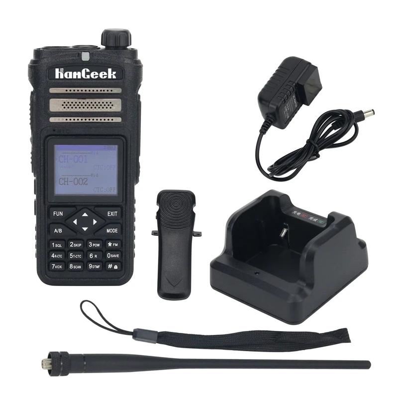 

HG86W UHF VHF Transceiver Handheld Walkie Talkie 18W Two Way Radio FM Radio Color Screen