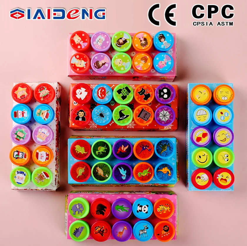 Детский милый штамп различные милые печатки с животными для раннего развития