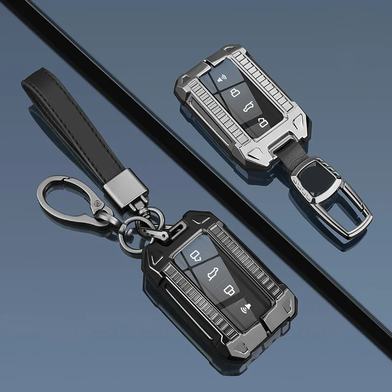 Металлический чехол для дистанционного ключа автомобиля держатель брелок