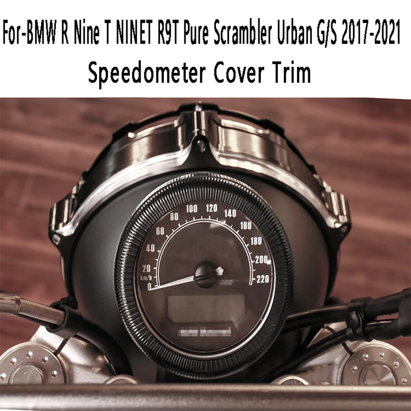

Motorcycle Instrument Panel Speedometer Cover Trim for BMW R Nine T NINET R9T Pure Scrambler Urban G/S 2017-2021