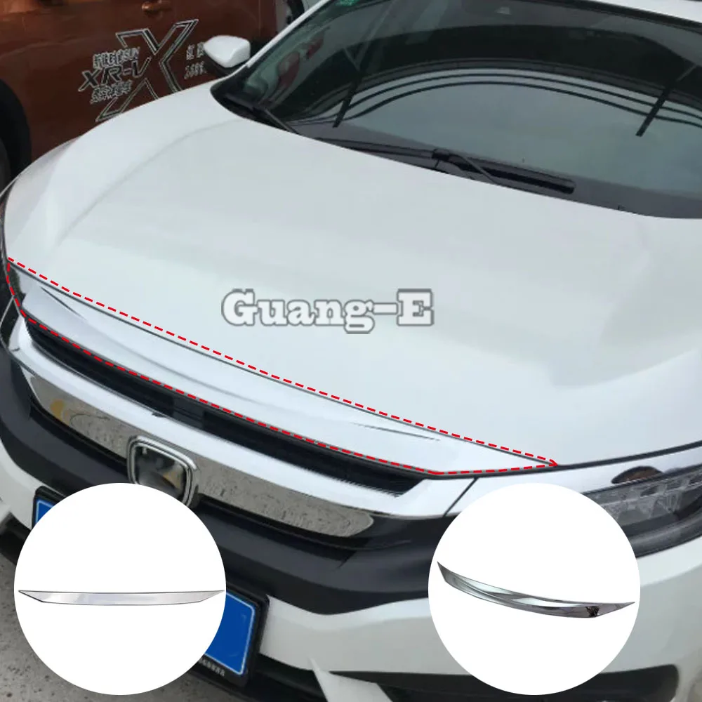 Для Honda Civic 10 2016 2017 2018 2019 2020 2021 бампер двигателя из АБС-пластика/стали отделка