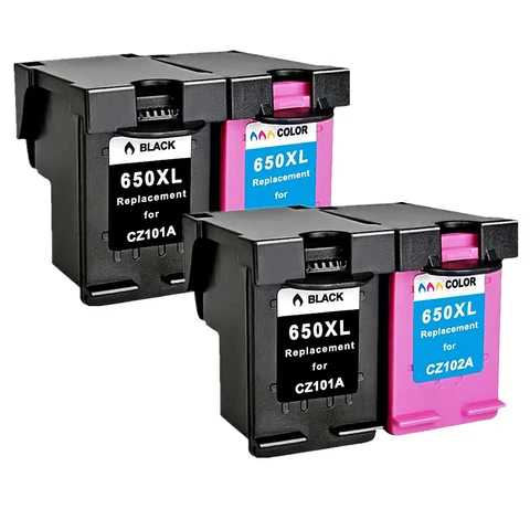 Чернильный картридж 650XL, совместимый с принтером HP 650 XL HP650 Deskjet 1015 1515 1516 1518 2515 2545 2645 2646 3515 3545 4510 4645