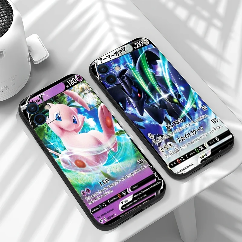 

Japnan Anime Pokémon Funda Phone Case For iPhone 11 13 12 Pro Max 12 13 Mini X XR XS MAX SE 2020 7 8 6s Plus Celular Coque