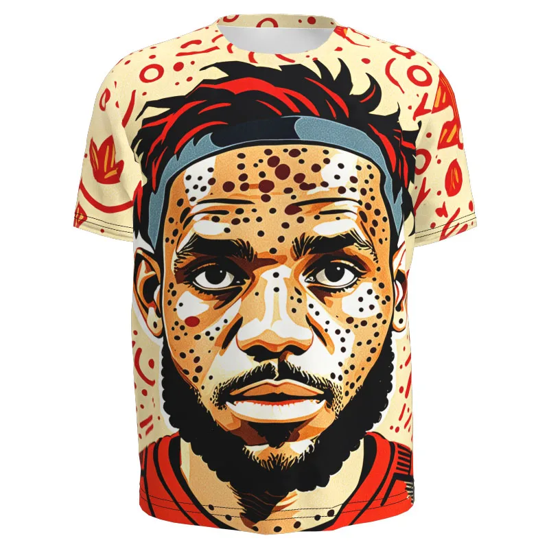 Футболка Lebron James Free Custom Label с именем и номером портретные игры футболка