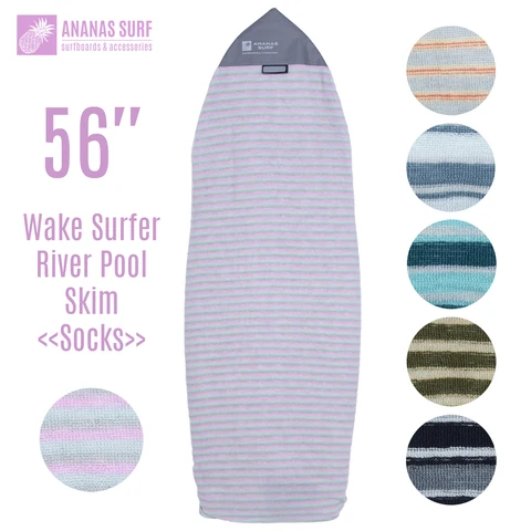 Ananas Surf 56 дюймов 143 см короткие носки для доски для серфинга мягкий чехол скимборд фольга доска Wakesurf защитная эластичная махровая ткань