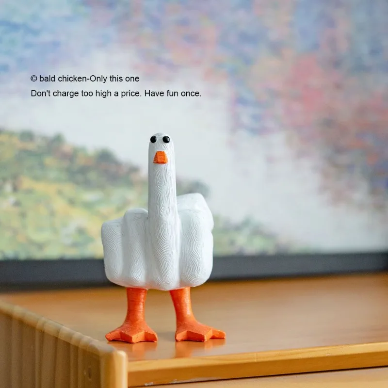 Подарите свой друг забавная утка на средний палец креативный маленький подарок