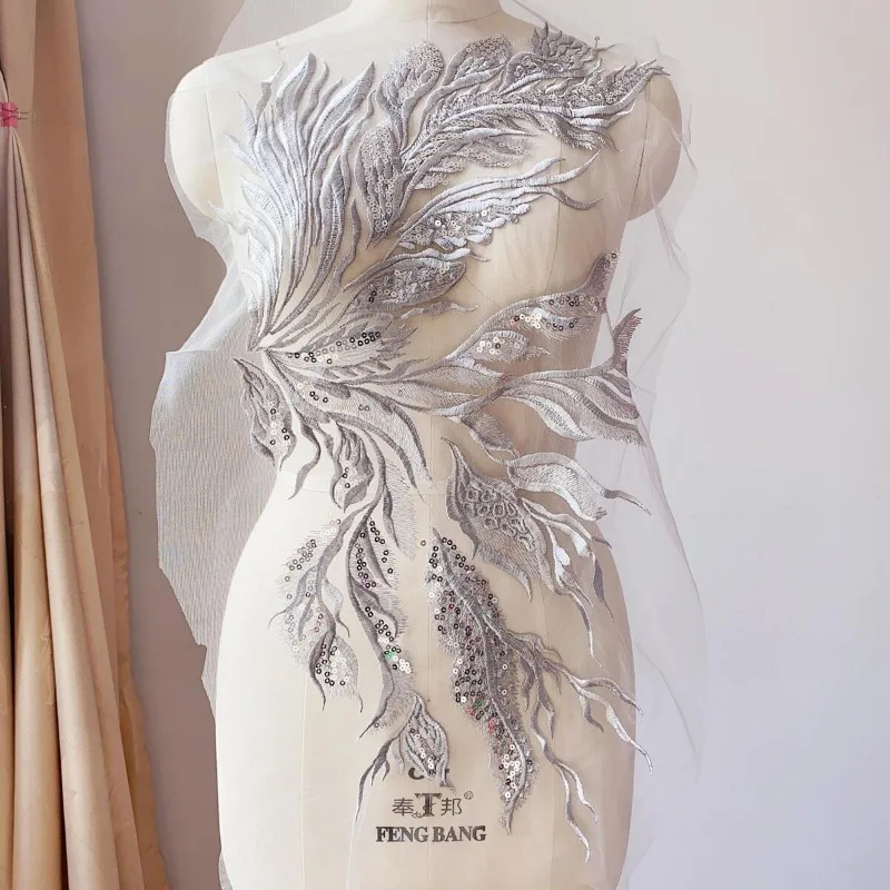 Блестки искусственные Пришивные нашивки вышивка для свадебных аппликаций