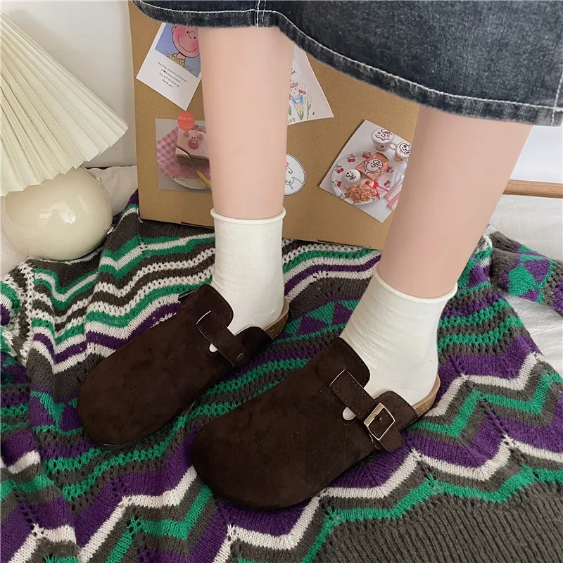 2023 Fashion Women's Shoes Slippers Spring Women's Closed Toe Slippers Shoes for Women Indoor House Slippers Ladies Slides 35-40