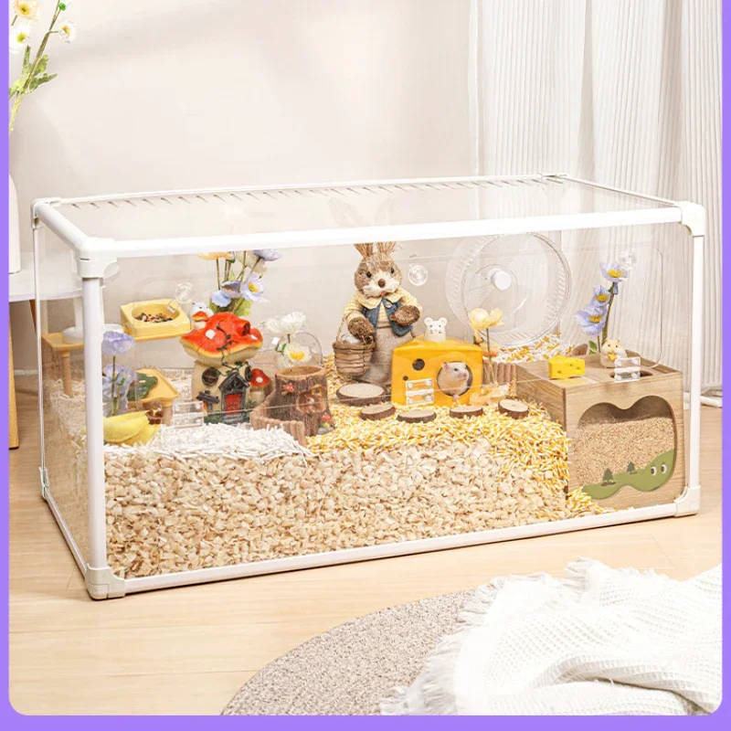Клетка для хомяка акриловая дешевая большая клетка сыра ландшафтный дизайн