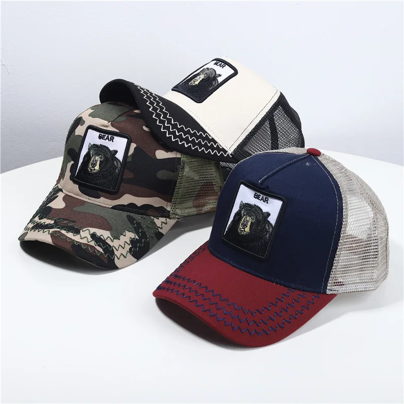 New Style Fashion Animal Baseball Caps Men Women Hip Hop Snapback Cotton Dad Mesh Hat Trucker Hat Gorras Hombre Dropshipping