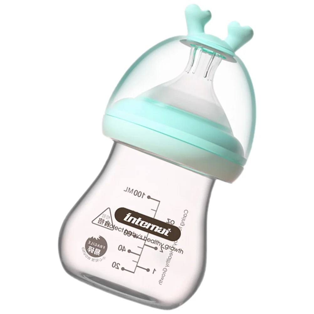 

Wide Neck Glass Baby Bottle Feeding Baby Bottle Breastfeed Baby Glass Bottle