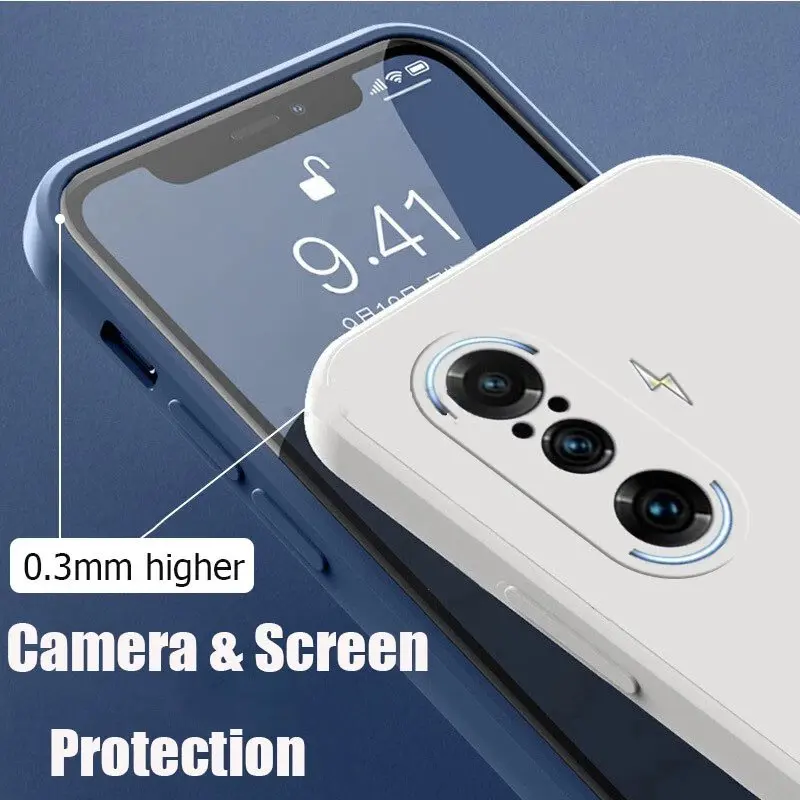 for poco f4 gt case poco f4 gt f3 x3 gt cover shell coque capa original liquid silicone soft tpu phone bumper for poco f4 gt free global shipping