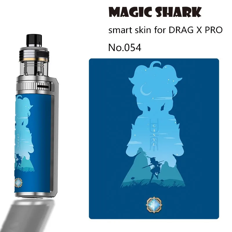 Чехол-наклейка с мультяшным аниме кролик свинка пленка для Voopoo Drag X Pro чехол -