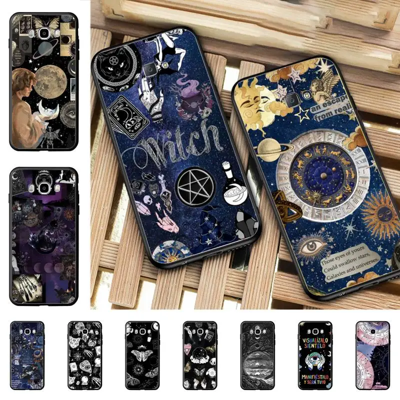 

Witches Moon Tarot Mystery Totem Phone Case for Samsung J 2 3 4 5 6 7 8 prime plus 2018 2017 2016 core