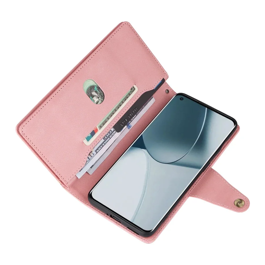 Кожаный ремешок флип-чехол для One Plus 10 9 8 7 7T Pro Nord 2 N10 N20 N100 N200