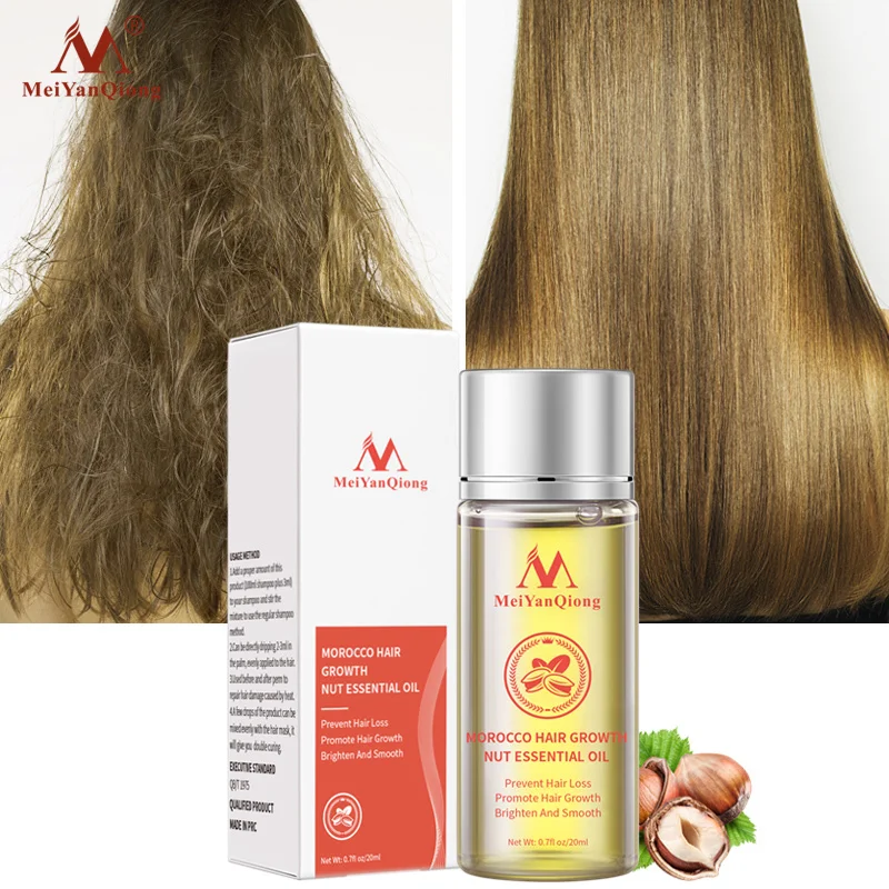 

Morocco Hair Essenc oil Repair Dry Frizz Damaged Improve Split Hair Prevent Hair Loss Hair Growth Care Products for Woman 20ml