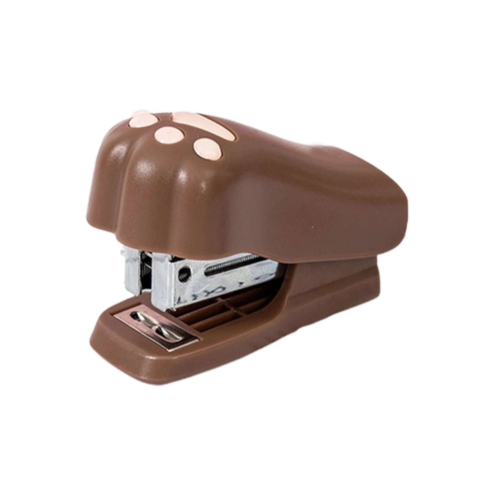 

Bookbinding Machine With 1000pcs Staples Mini Stapler Portable Book Sewer Binding Tool Cat Paw Shape School Office Paper Binder