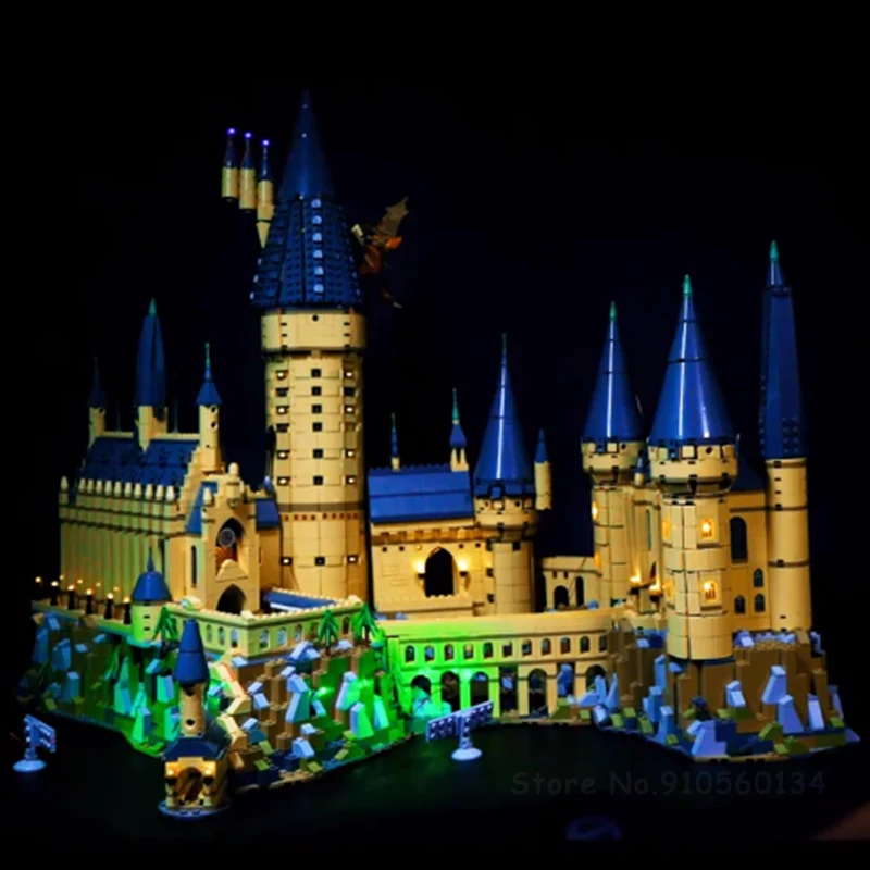 For Hogwarts Compatible With 71043 Movie Castle Building Blo