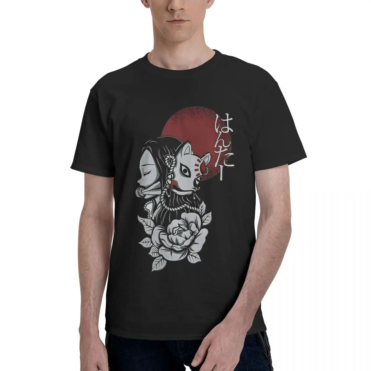 Kimetsu No Yaiba аниме Nezuko Kamado 100% хлопок повседневная дышащая мягкая всесезонная