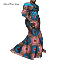 african dresses for women african print plus size long robe africaine femme nigerian dress african clothes for women wy7909