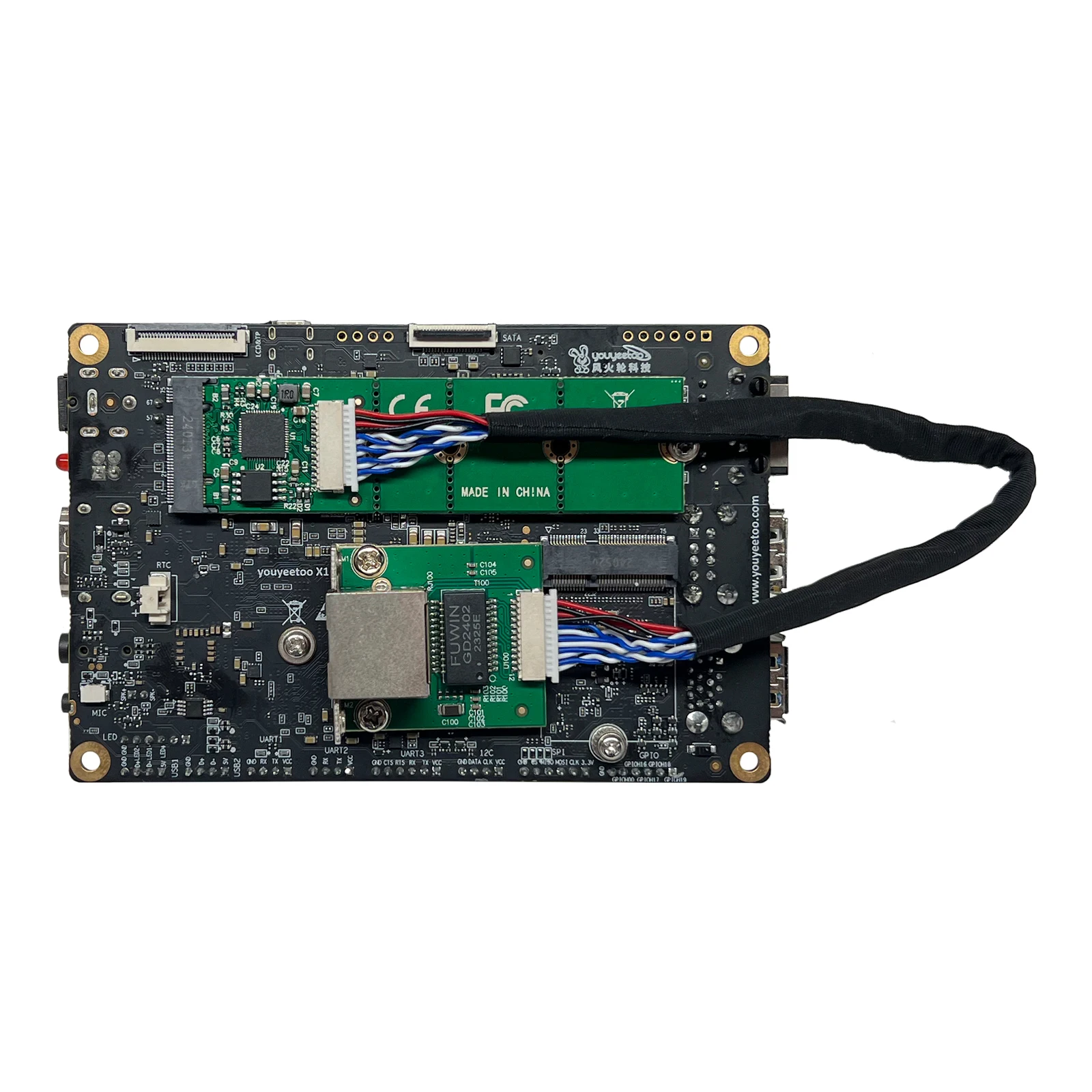 Фото M.2 B и M Intel i226 Настройка сетевого сервера Ethernet 2,5G для интерфейса Youyeetoo X1 M.2 B-Key и M.2 M-Key i226V NVME №2