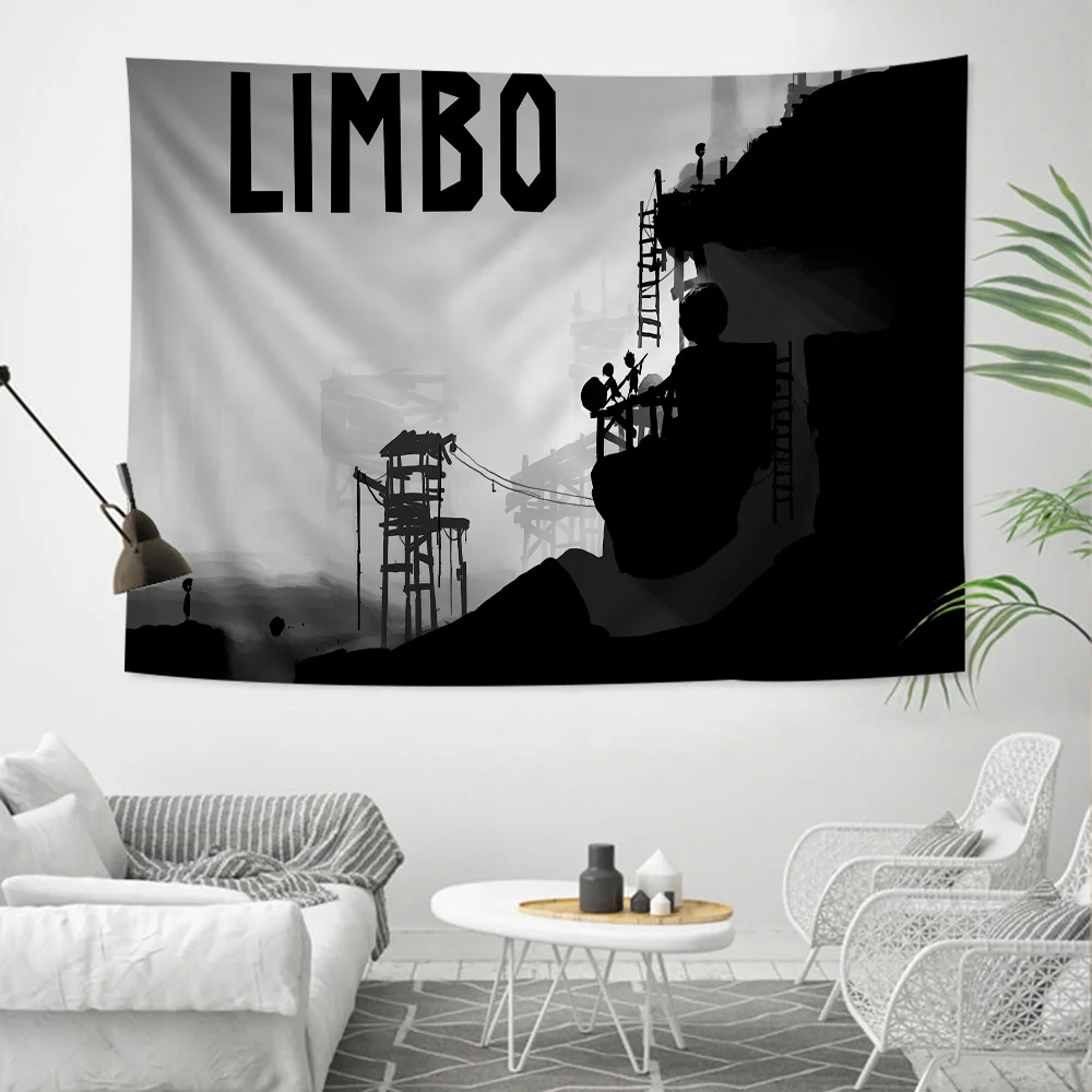 Яркий гобелен для игр Limbo настенный подвесной Таро хиппи оформление стен спальни