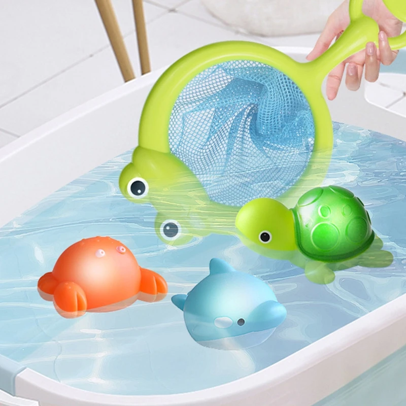 5 шт./компл. Детские мигающие игрушки для купания детская мультяшная ванна с
