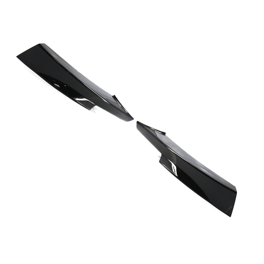 

2pcs Bumper Separator ABS Plastic Bright Black Exterior Parts For BMW E90 E91 For M-tech Bumpers Side Splitter