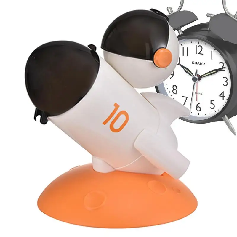 

Kawaii Pen Holder Desk Organizer Cartoon Rocket Shape Pencil Cup Makeup Brush Holders Desk Accessories Workplace Organizers