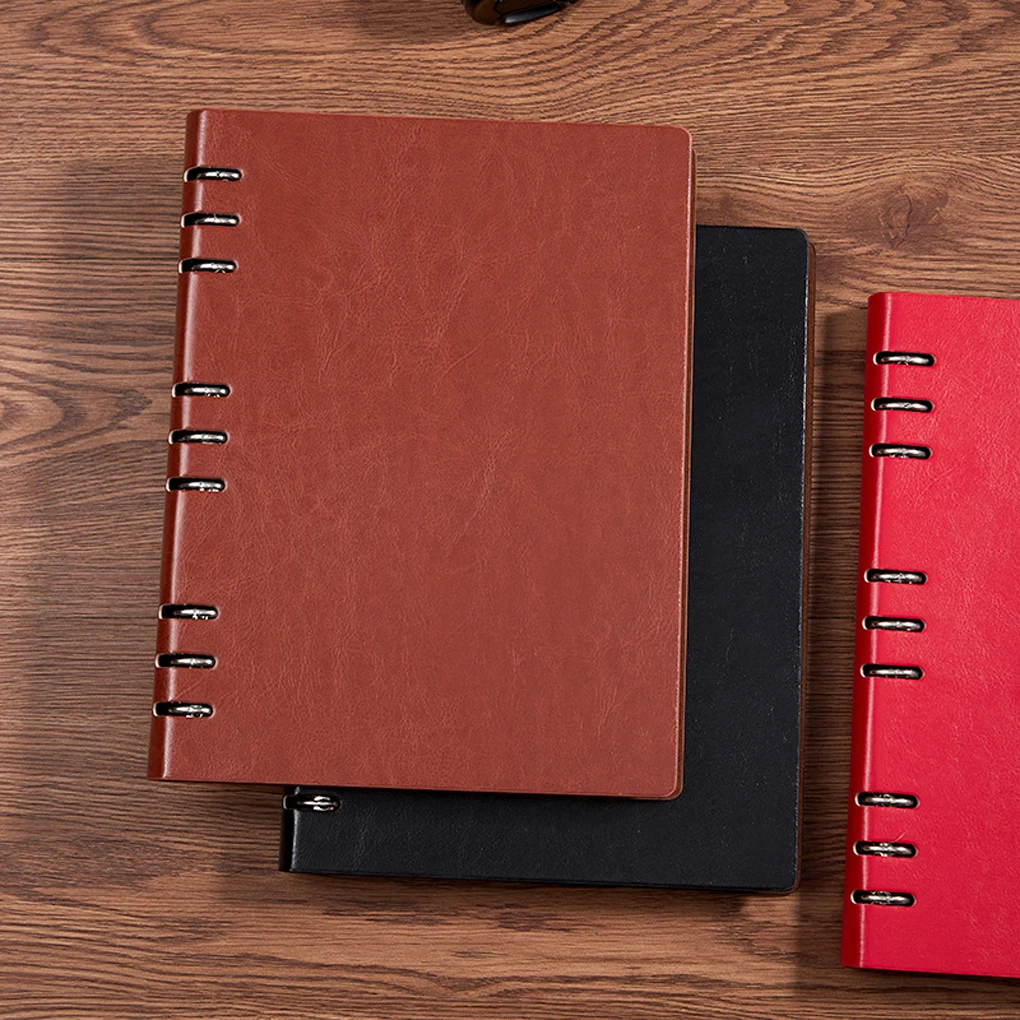 

B5 Blank Spiral Book Loose-Leaf Business Kraft Paper Diary Hand-Painted Graffiti Scrapbook Sketchbook Notebook Red