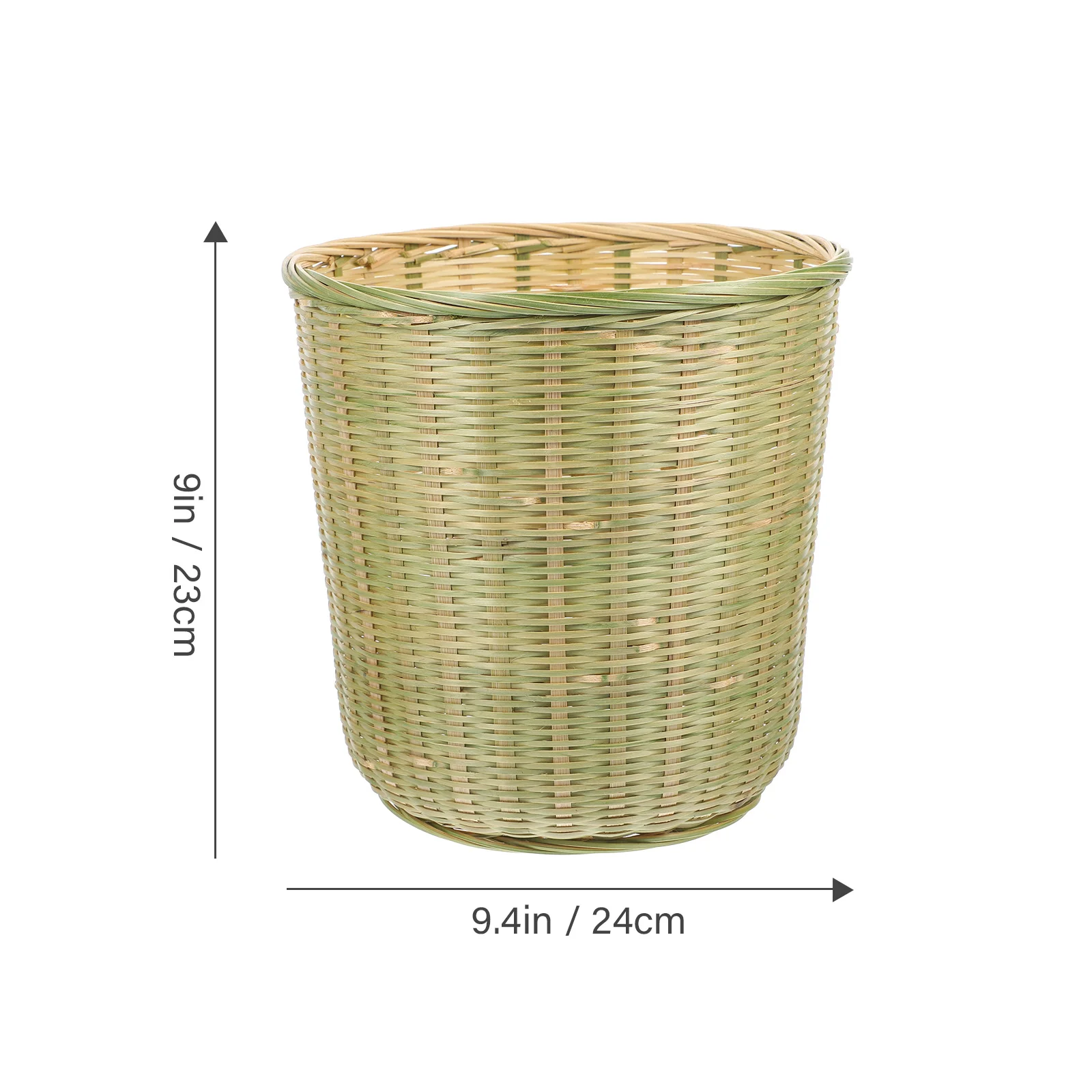 

Basket Storage Baskets Woven Waste Seagrass Wicker Rattan Trash Can Organizer Toy Sundries Round Bin Laundry Planter Bamboo Bins