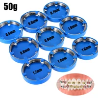 50g dental orthodontic braces wire 0 50 60 70 80 91 01 21 41 6 mm stainless steel arch wire surgical instruments