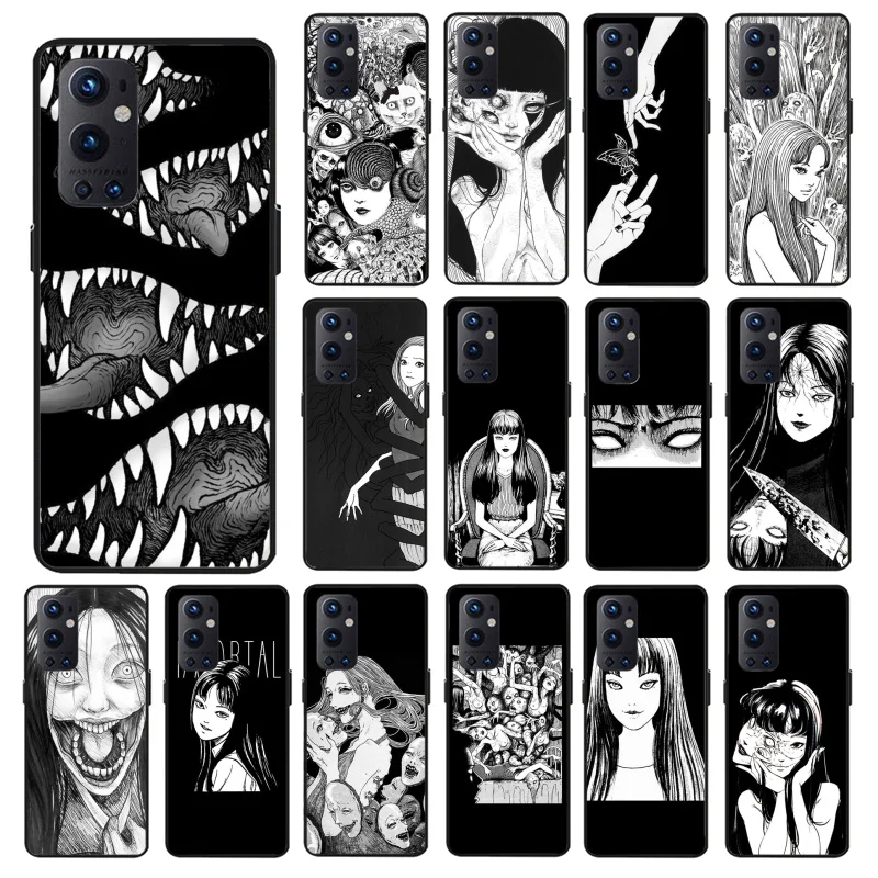 

Junji Ito manga Phone Case for OnePlus 10 Pro 10T 7T Pro 8 8Pro 8T 9 Pro 9R 9RT Nord2 OnePlus N100 N10 N200 Nord CE