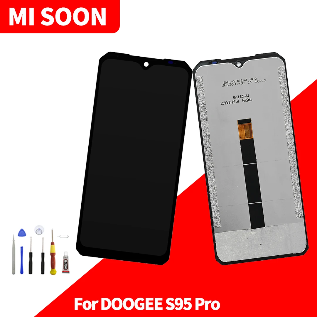 

Original For DOOGEE S95 Pro LCD Display Touch Screen Digitizer Assembly For Doogee S95pro lcd screen with tools