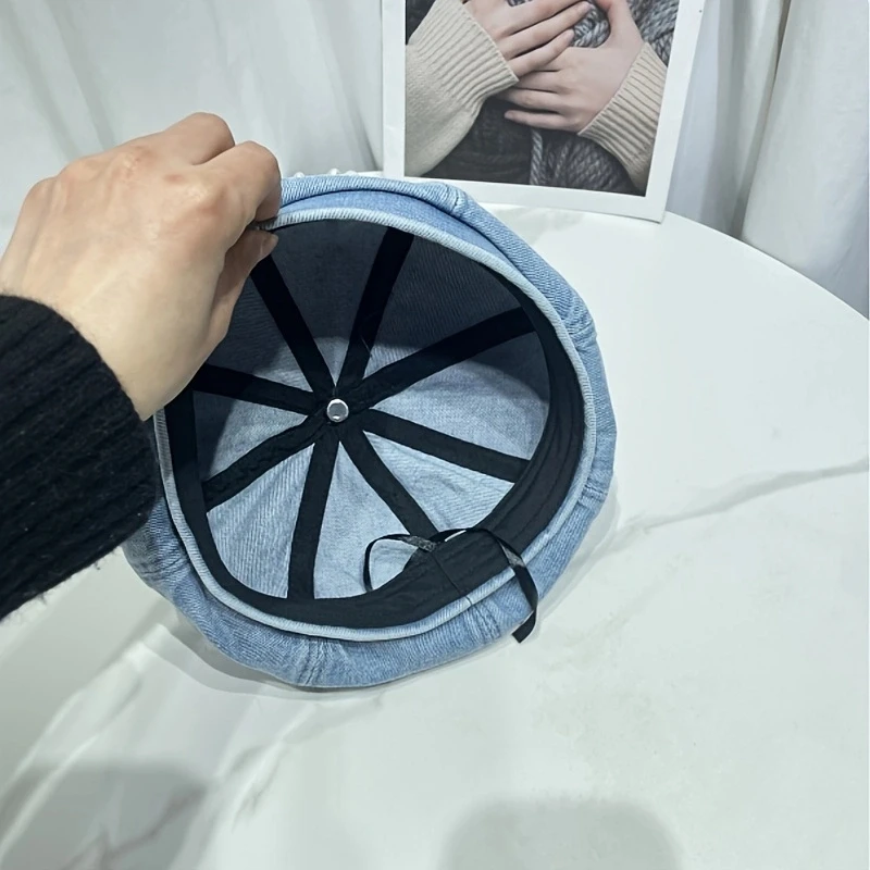 Преппи сладкий жемчуг ковбойский берет для детей Весна/Лето онлайн красное лицо