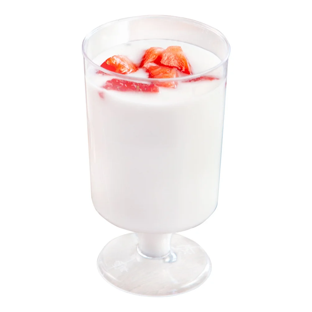 20 шт. 100 одноразовых чашек, чашка для пудинга, йогурта, кружка, бокал, прозрачная чашка, маленькая кружка для вина, чашка для самостоятельного ...