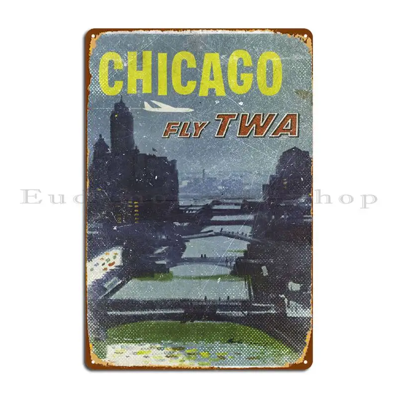 

Металлическая фотография "Chicago Fly Twa"