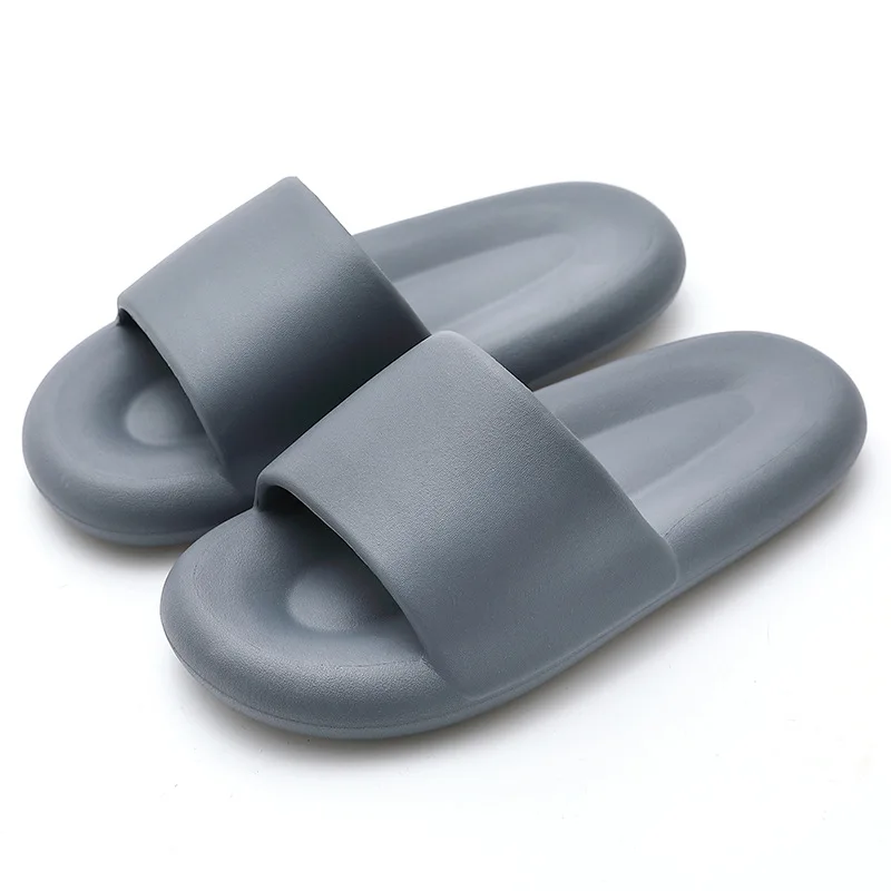 Women Summer Slippers Damping Thick Sole Home Slides Anti-Slip Bathroom EVA Soft Bottom Flip Flops Holiday Beach Sandals Unisex