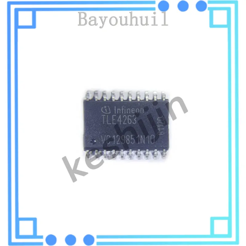 

10Pcs TLE4263 SOP-20 Integrated Circuit Linear Voltage Regulators for Automotive Applications TLE4263GM TLE4263G TLE4263