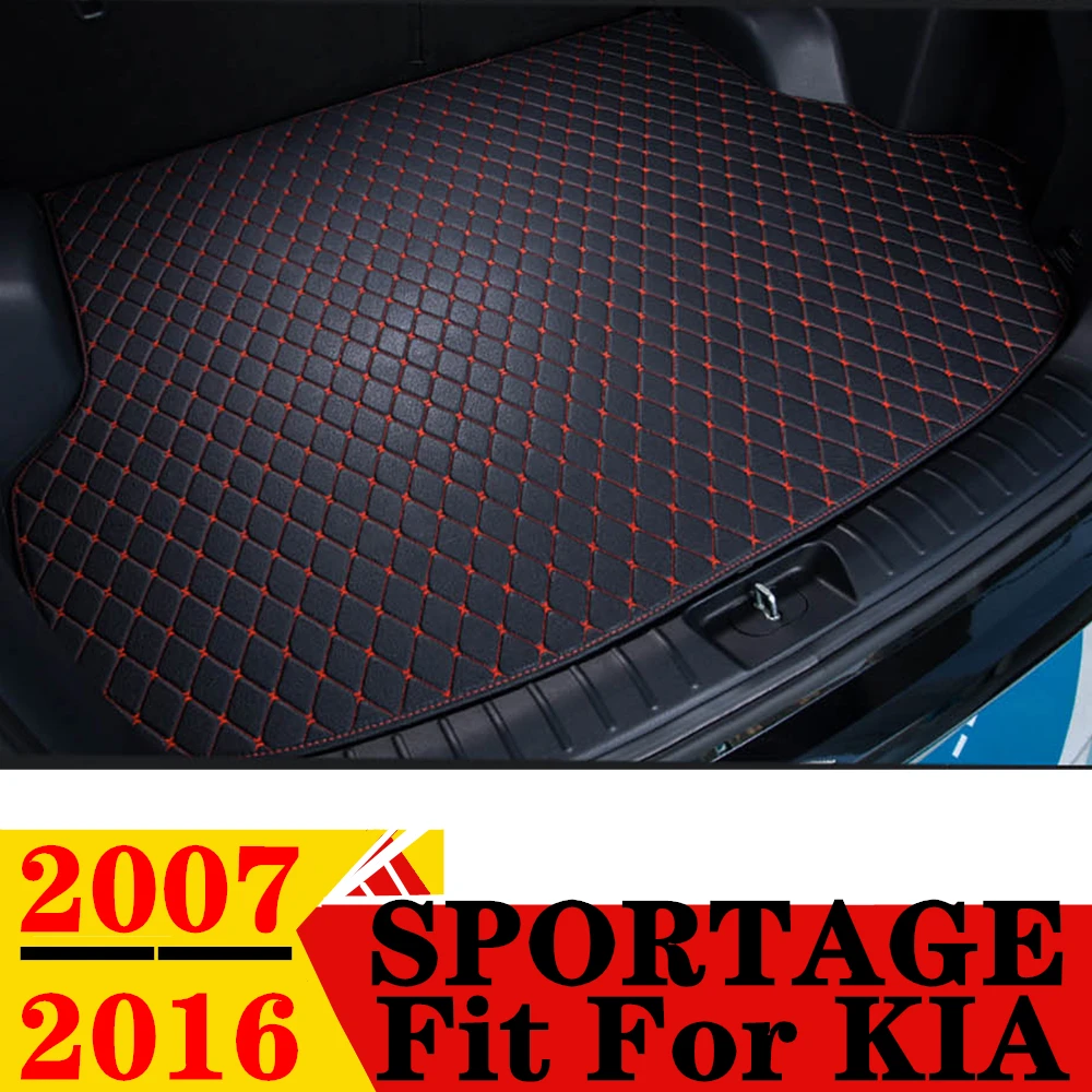 

Коврик для багажника автомобиля для KIA Sportage 2007-16, для любой погоды, XPE, плоский, боковой, задний Карго, коврик, подкладка для багажника, автозапчасти, коврик для багажника