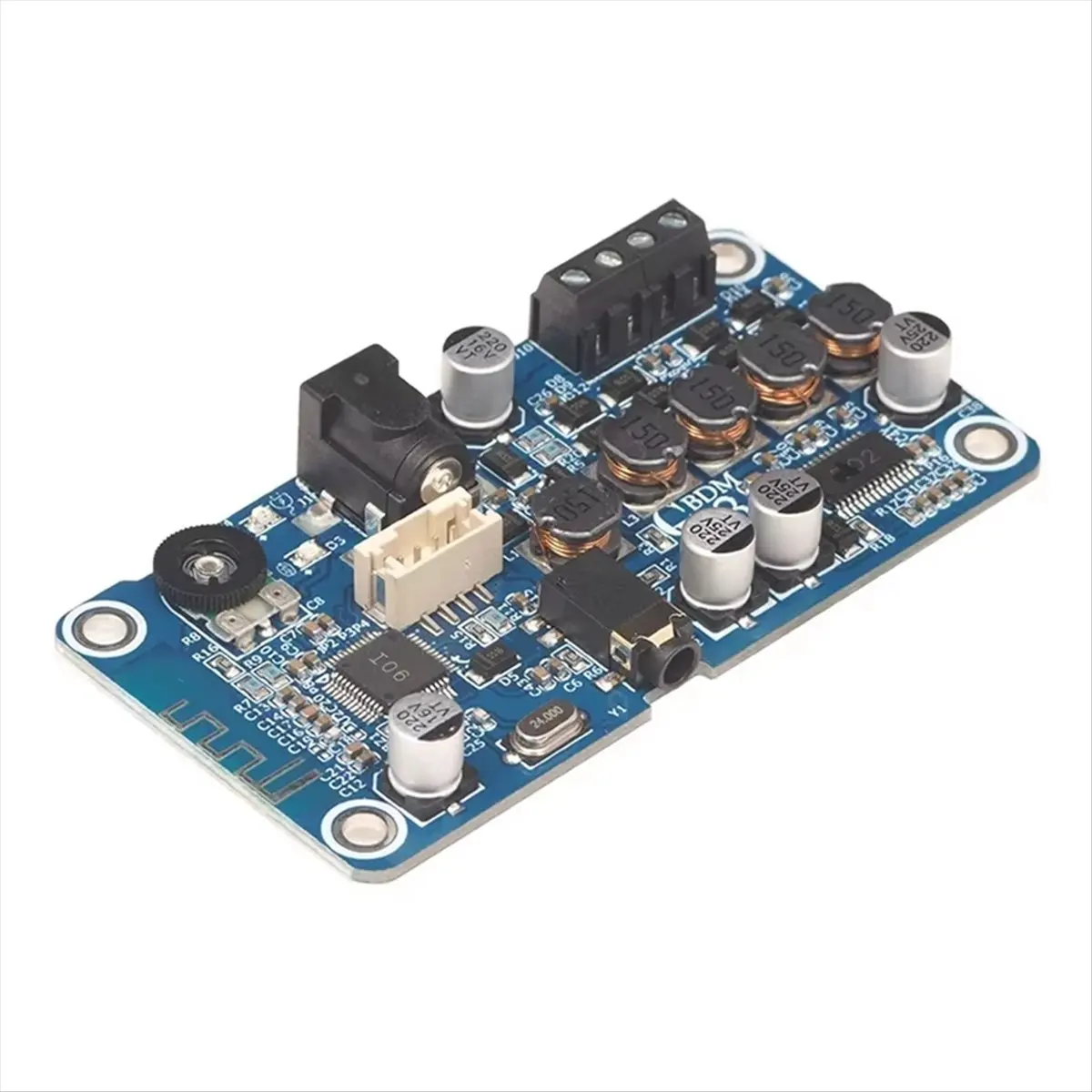Фото (A75T) Новый модуль усилителя мощности DSP BDM3 на замену TPA3118 с Bluetooth 5.0, стерео 2.0, 2X25W, DC12-19V, вход 3.5 мм №5