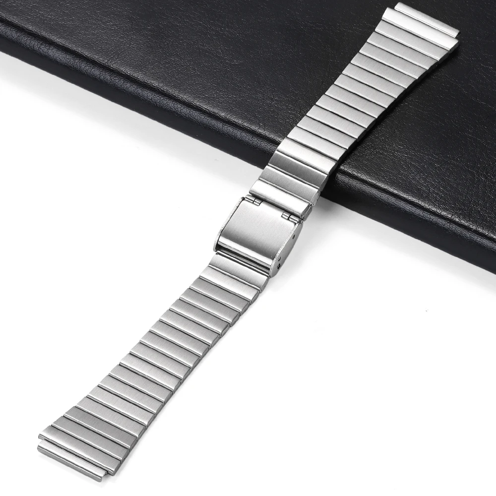 Для часов Casio F91W стальной для F84 F105 F108 A158 задний ремешок ультратонкий