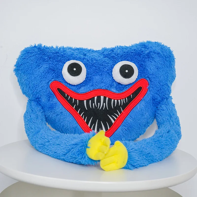 

Poppy Playtime Huggy Wuggy Head Plush Cushion Horror Game Soft Toy Plush Doll Funny Birthday Gift Cute Plushie Game Collection